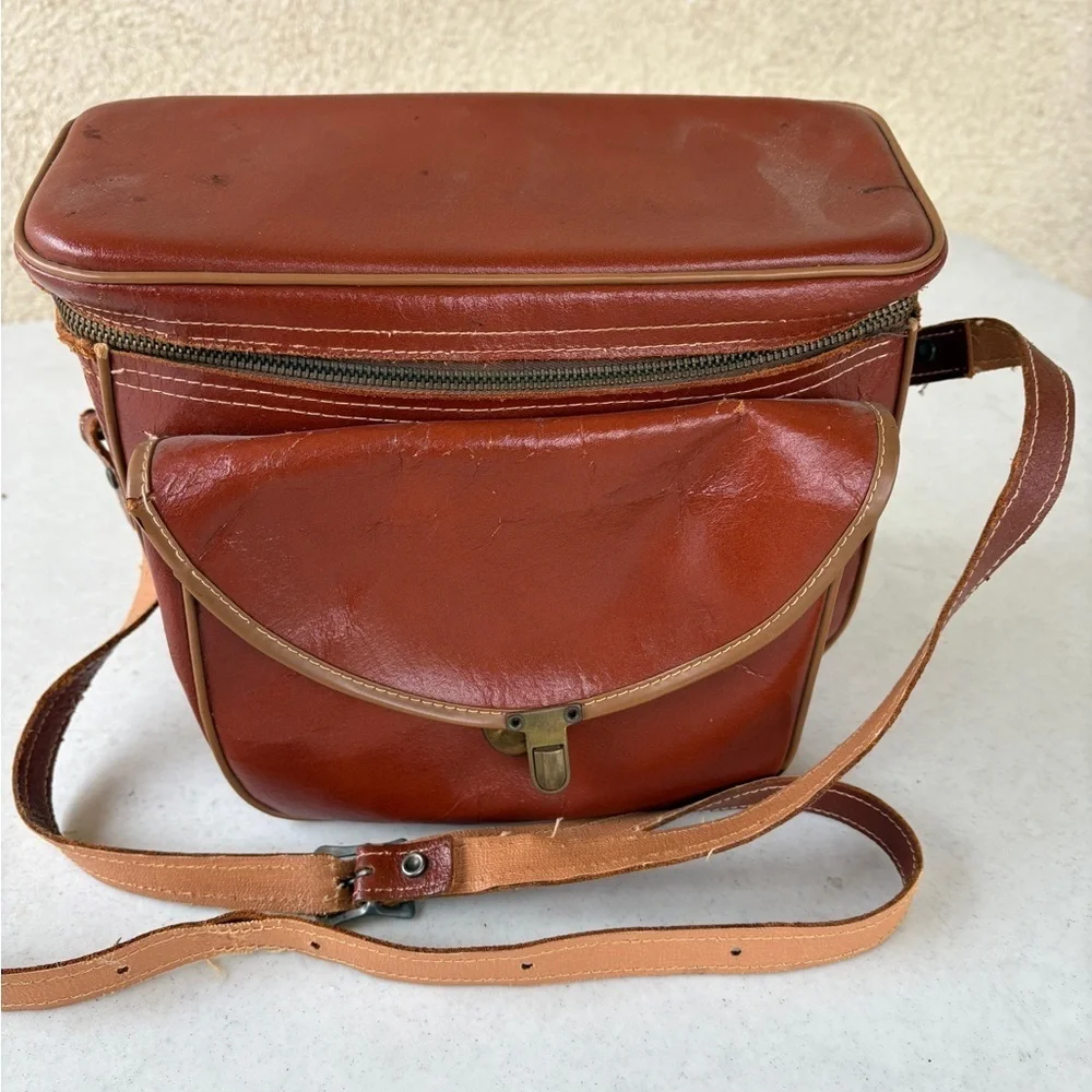 Vintage GE Exposure Meter with Brown Leather Case